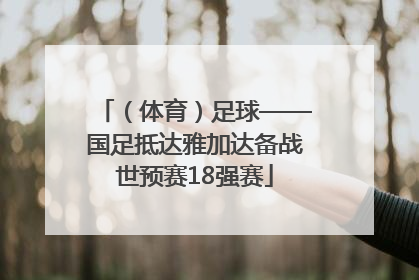 （体育）足球——国足抵达雅加达备战世预赛18强赛