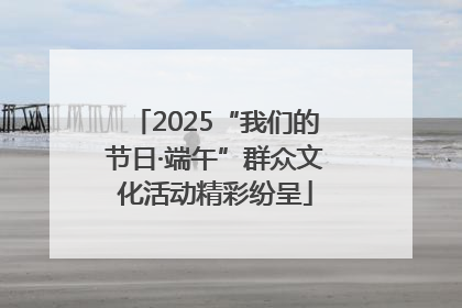 2025“我们的节日·端午”群众文化活动精彩纷呈