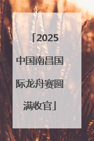 2025中国南昌国际龙舟赛圆满收官