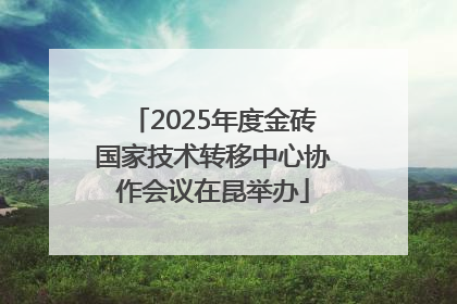 2025年度金砖国家技术转移中心协作会议在昆举办