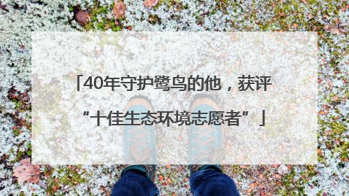 40年守护鹭鸟的他，获评“十佳生态环境志愿者”